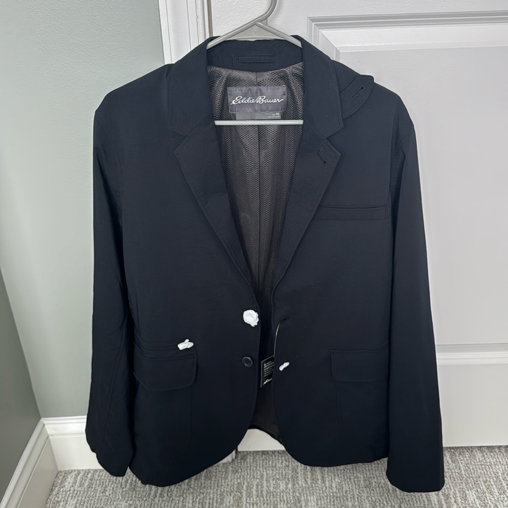NWT Men’s Eddie Bauer Voyager Travel Blazer